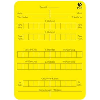 Żółta kartka do notowania 12x9cm b+d