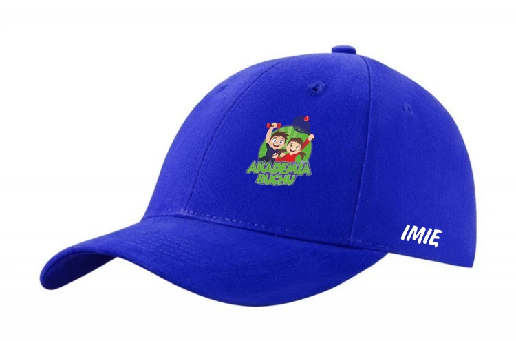 Czapka z daszkiem niebieska