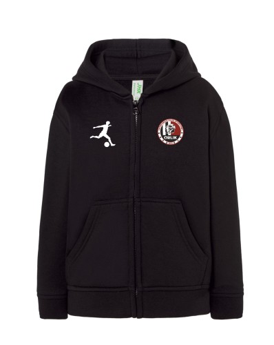 Bluza rozpinana dziecięca czarna ORLIK