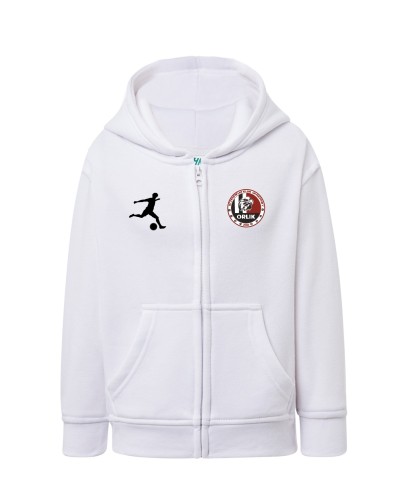 Bluza rozpinana z kapturem junior AKADEMIA BRAMKARSKA ORLIK