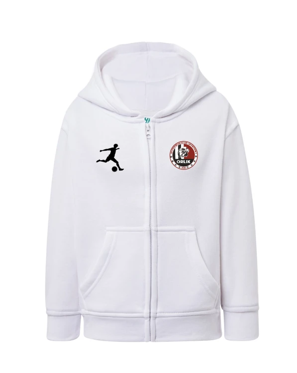 Bluza rozpinana z kapturem junior AKADEMIA BRAMKARSKA ORLIK