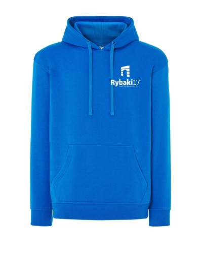 Bluza z kapturem aqua