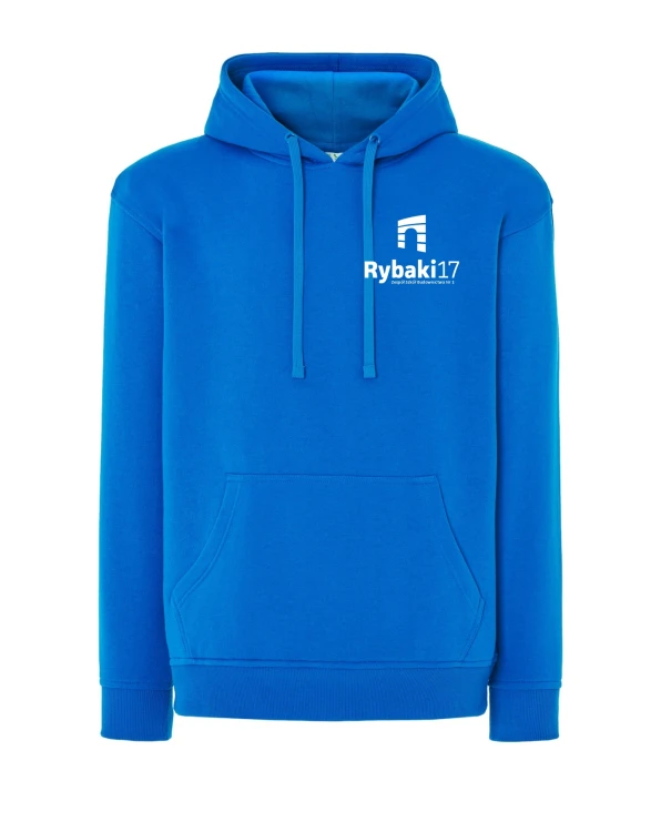 Bluza z kapturem aqua