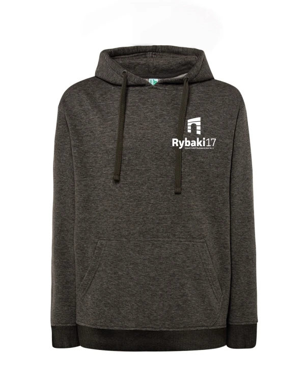 Bluza z kapturem charcoal heather