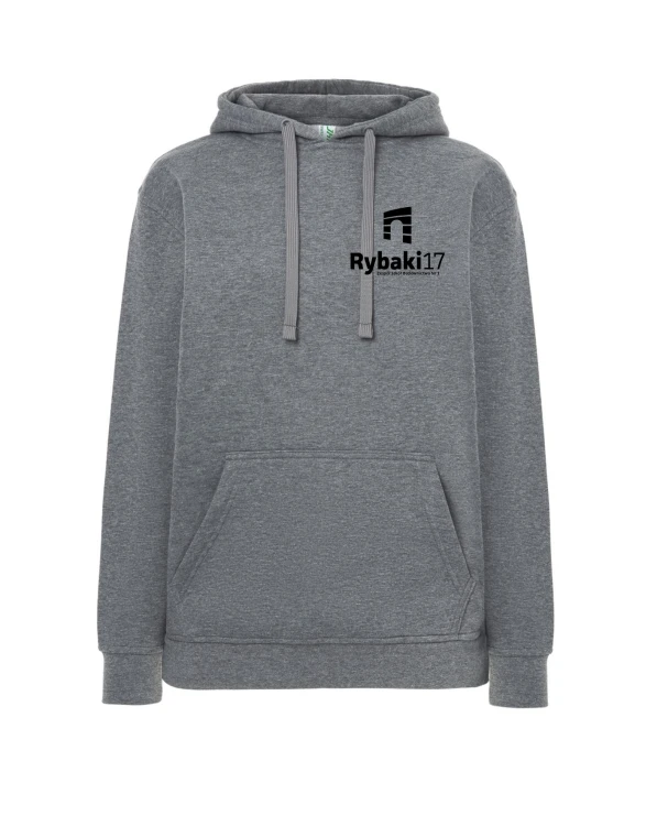 Bluza z kapturem dark grey melange