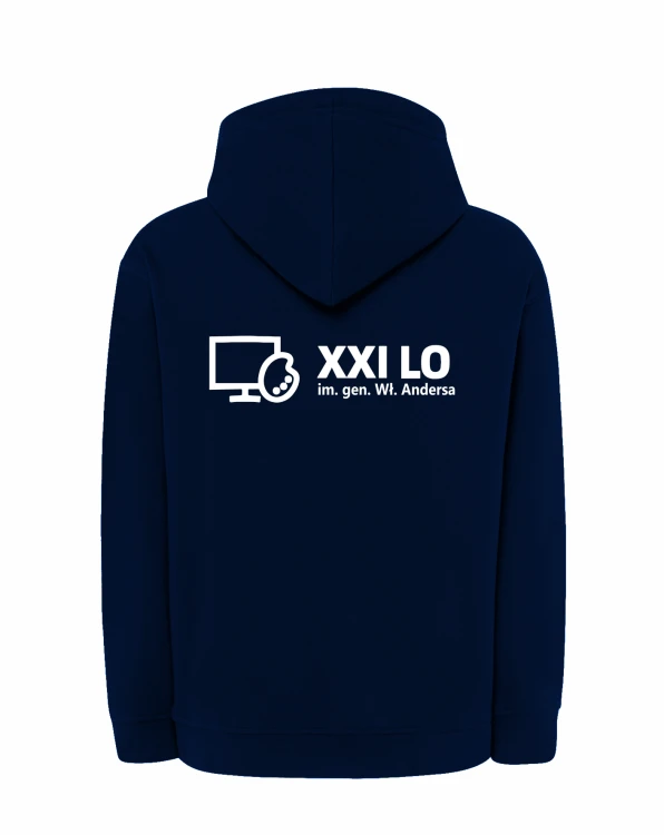 Bluza z kapturem granat