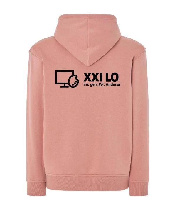 Bluza z kapturem różowe vintage