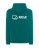 Bluza z kapturem tropical green
