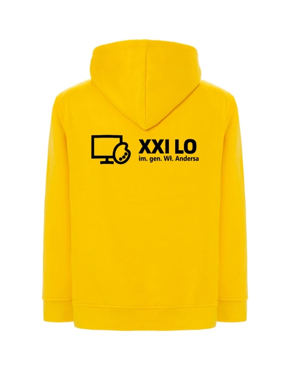 Bluza z kapturem złoty