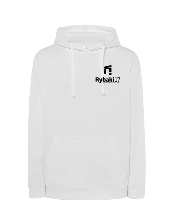 Bluza z kapturem branżowa biała