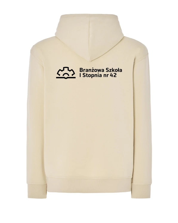 Bluza z kapturem branżowa butter cream