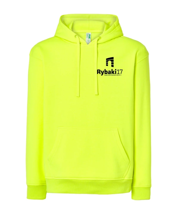 Bluza z kapturem branżowa gold fluor