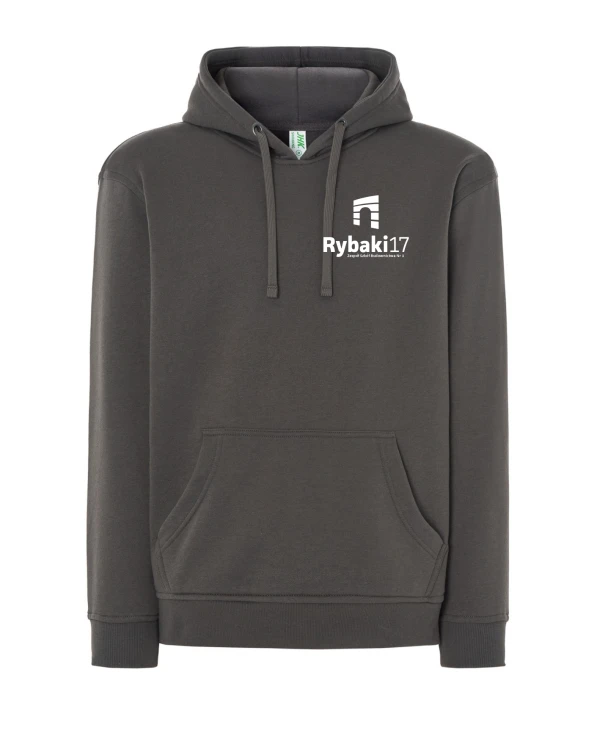 Bluza z kapturem branżowa grafit