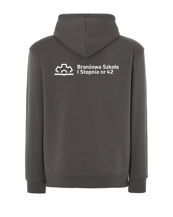 Bluza z kapturem branżowa grafit