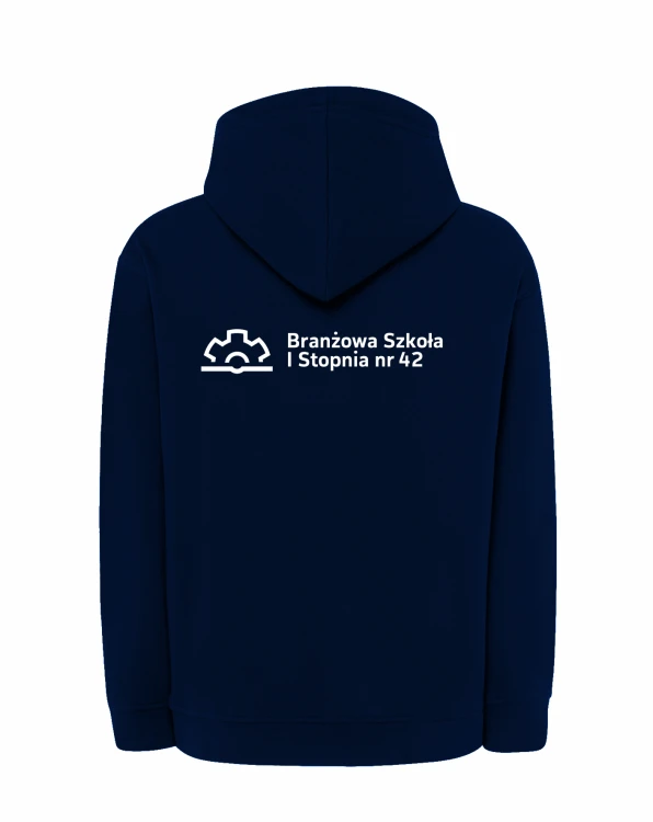 Bluza z kapturem branżowa granat