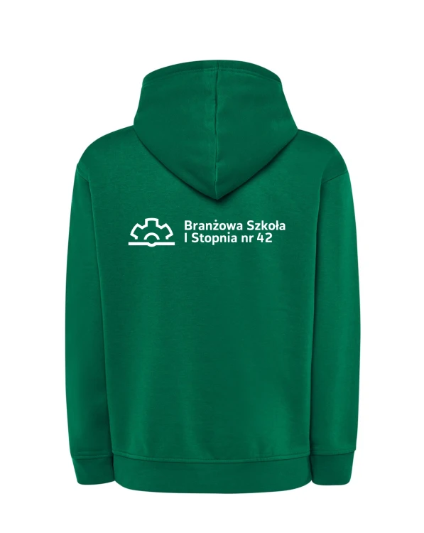 Bluza z kapturem branżowa kelly green