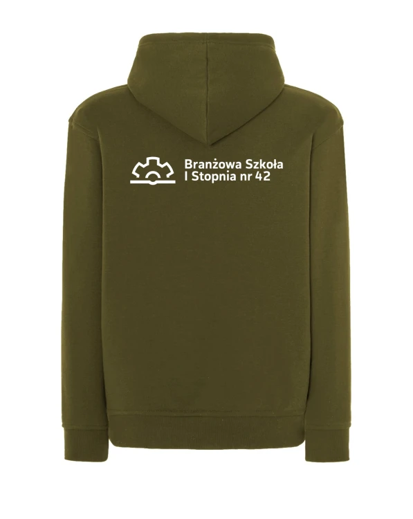 Bluza z kapturem branżowa khaki