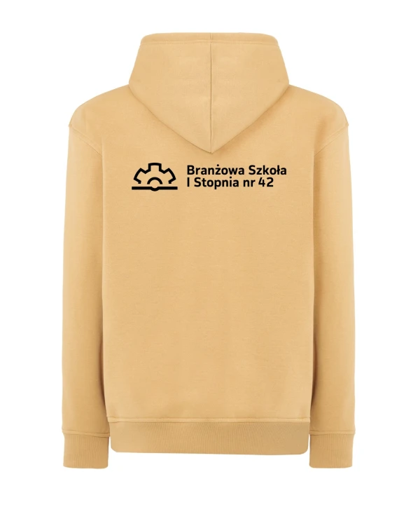 Bluza z kapturem branżowa lime stone