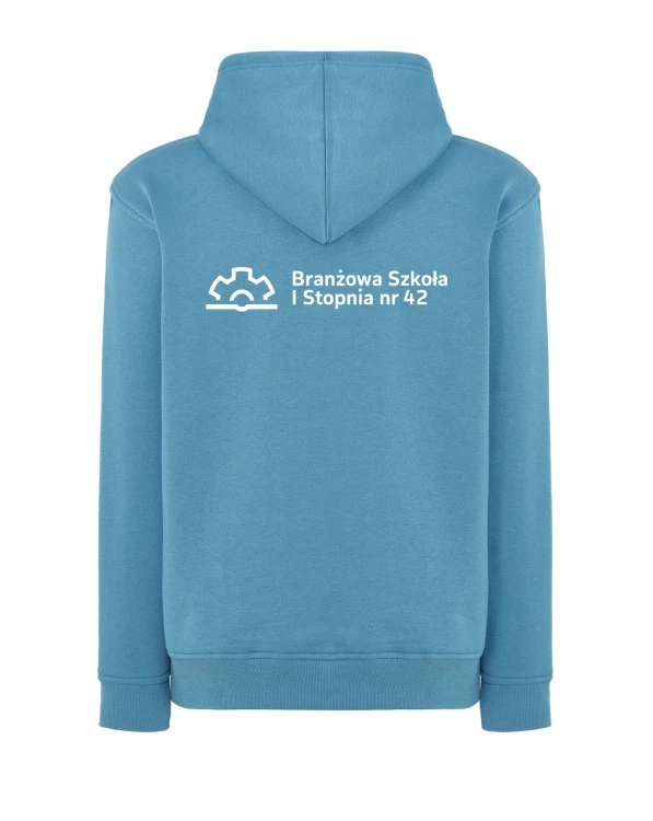 Bluza z kapturem branżowa petrol blue