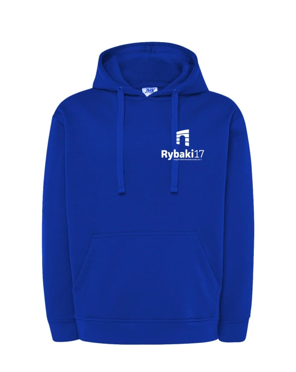 Bluza z kapturem branżowa royal blue