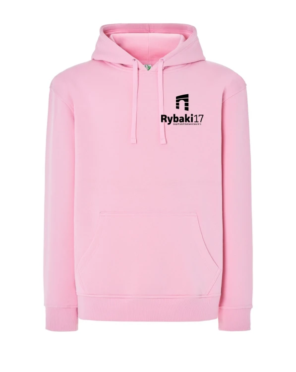 Bluza z kapturem branżowa różowy