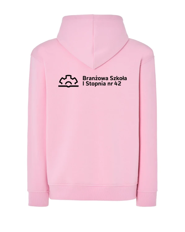 Bluza z kapturem branżowa różowy