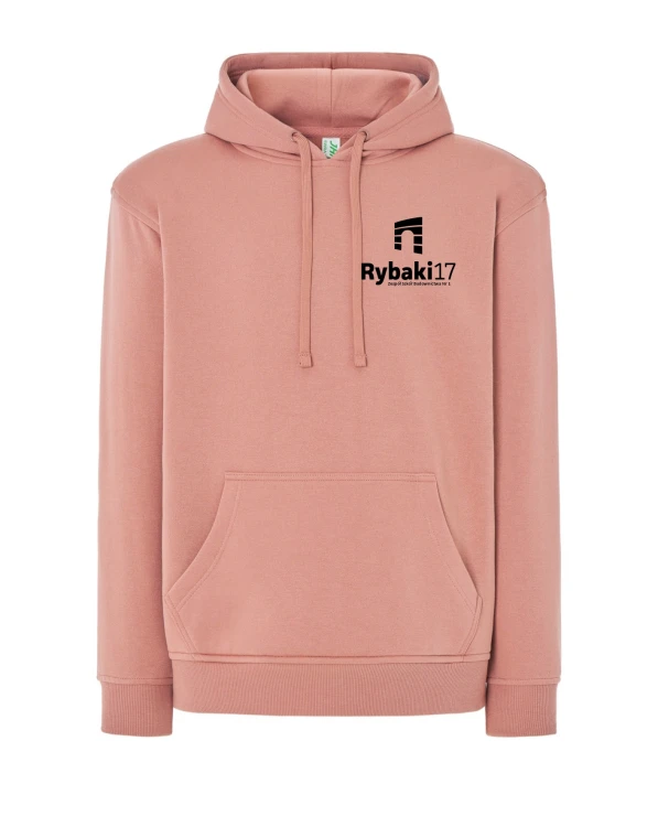 Bluza z kapturem branżowa różowy vintage