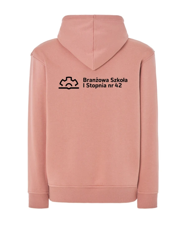 Bluza z kapturem branżowa różowy vintage