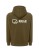 Bluza rozpinana z kapturem khaki
