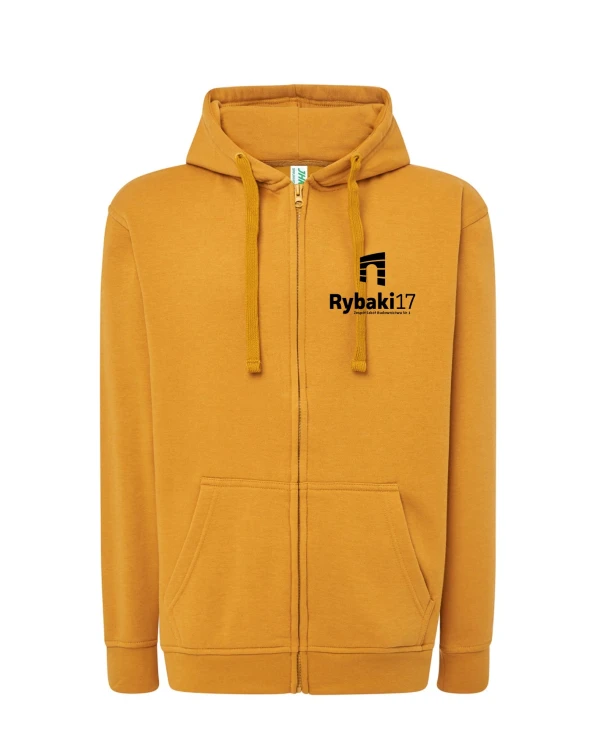 Bluza rozpinana z kapturem mustrad