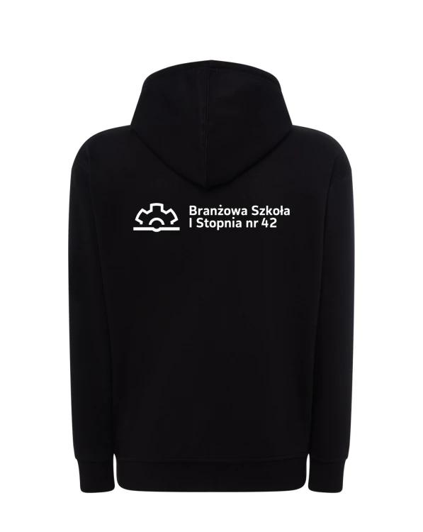 Bluza rozpinana z kapturem branżowa czarna