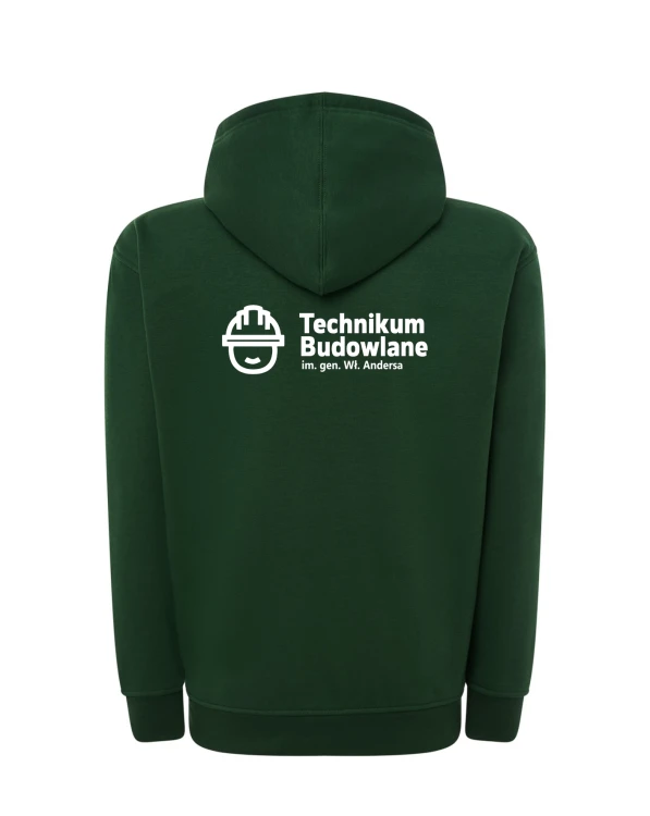 Bluza rozpinana TECHNIKUM ZS 1  butelkowa zieleń