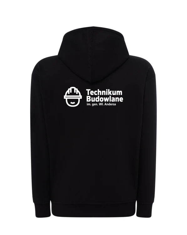 Bluza rozpinana TECHNIKUM ZS 1  czarna