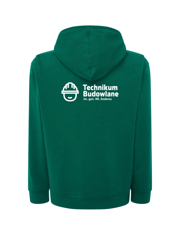 Bluza rozpinana TECHNIKUM ZS 1  zielona