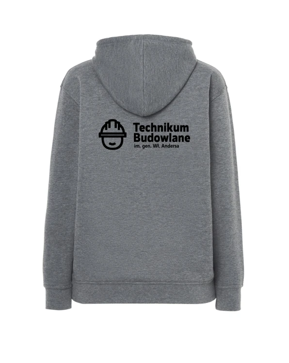 Bluza kangurek TECHNIKUM dark grey melange